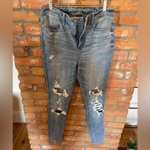 AE destroyed denim